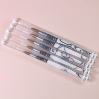 High quality nail art brush acrylic kolinsky nail brush wholesale nail brush pure kolinsky hair acrylic handle